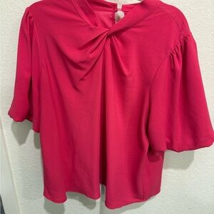 LOFT Vibrant Pink Blouse